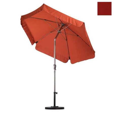 CALIFORNIA UMBRELLA California Umbrella ALUS756T-SP40 7.5 ft. WR Fiber Market Umbrella PT Champagne-Spun Polyester-Brick ALUS756T-SP40